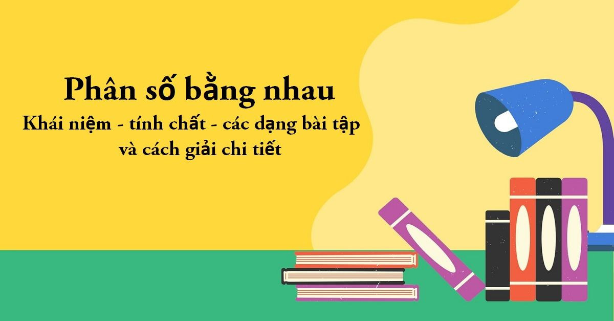 Ví dụ minh họa quy đồng mẫu số chi tiết.