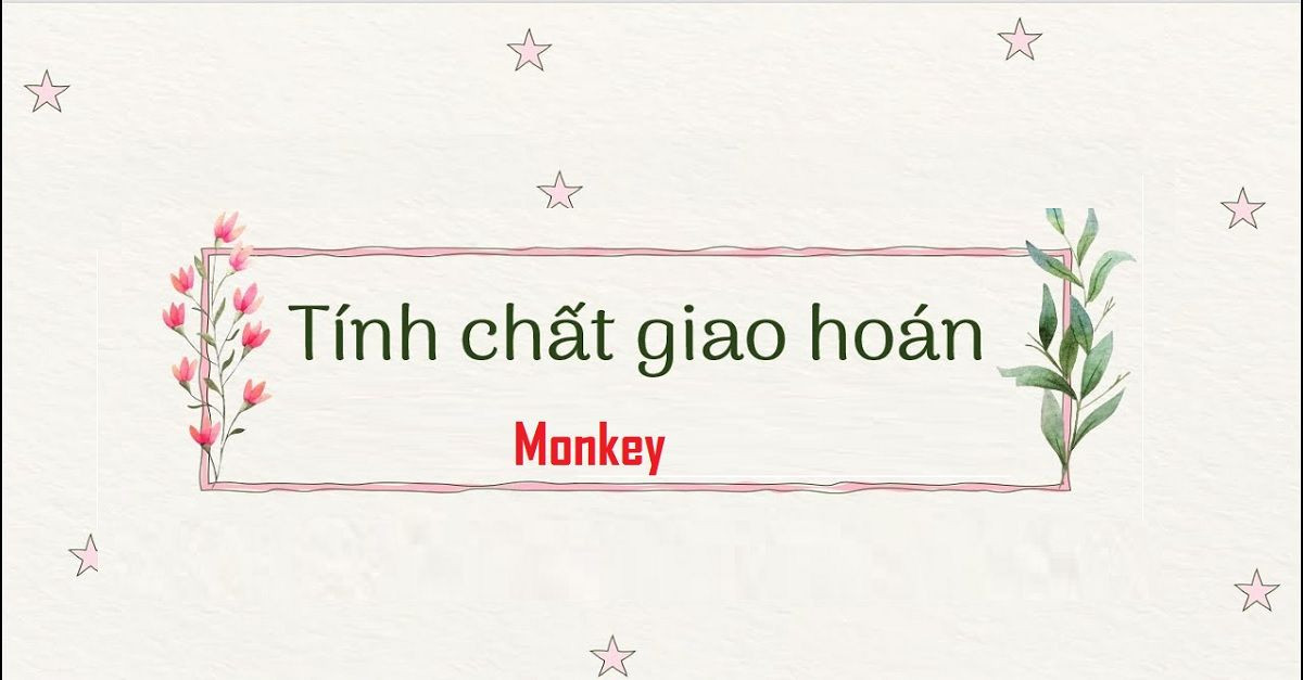 Tổng hợp kiến thức về tính chất giao hoán trong toán học. Alt: Hình ảnh minh họa về tính chất giao hoán trong toán học, cho thấy sự thay đổi vị trí các số hạng không ảnh hưởng đến kết quả phép tính, nhấn mạnh tính linh hoạt trong toán học.