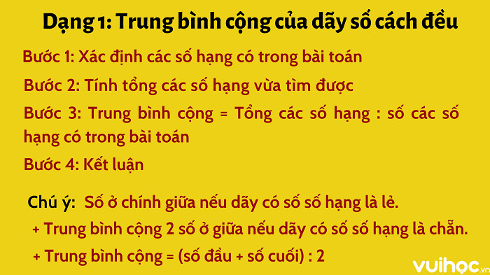 Dạng tính trung bình cộng giúp học sinh hiểu rõ hơn về mối quan hệ giữa các số hạng và trung bình cộng