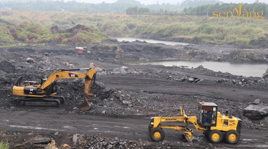 Khai thác than tại Thái Nguyên đóng góp vào sự phát triển công nghiệp của tỉnh.