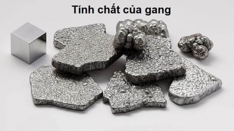 Hình ảnh minh họa thành phần và tính chất của gang
