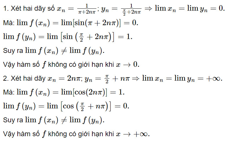 Hướng dẫn tìm giới hạn hàm số