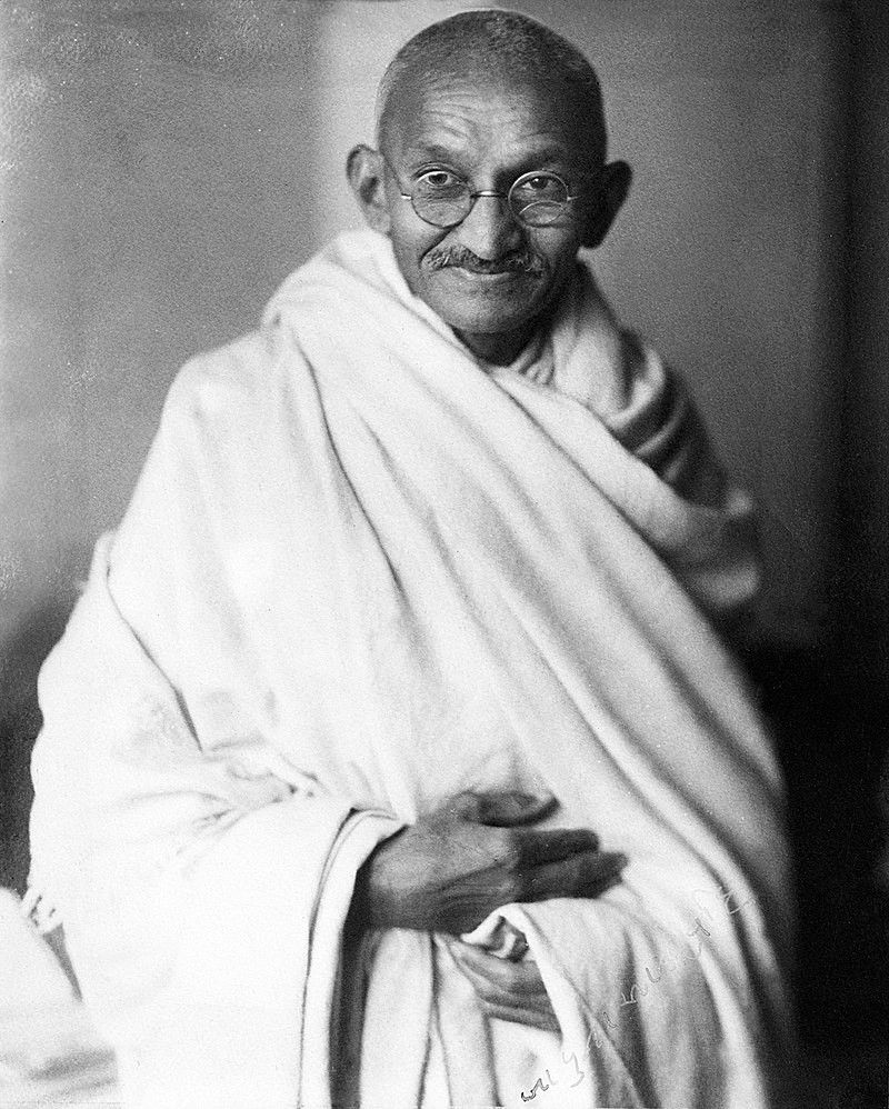 Mahatma Gandhi, nhà lãnh đạo phong trào độc lập của Ấn Độ
