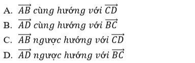 Câu 11 hai vectơ bằng nhau