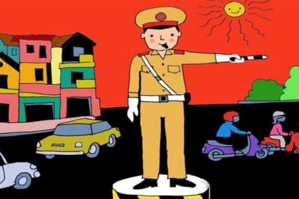 Công an nhân dân tuần tra bảo vệ trật tự an ninh quốc gia