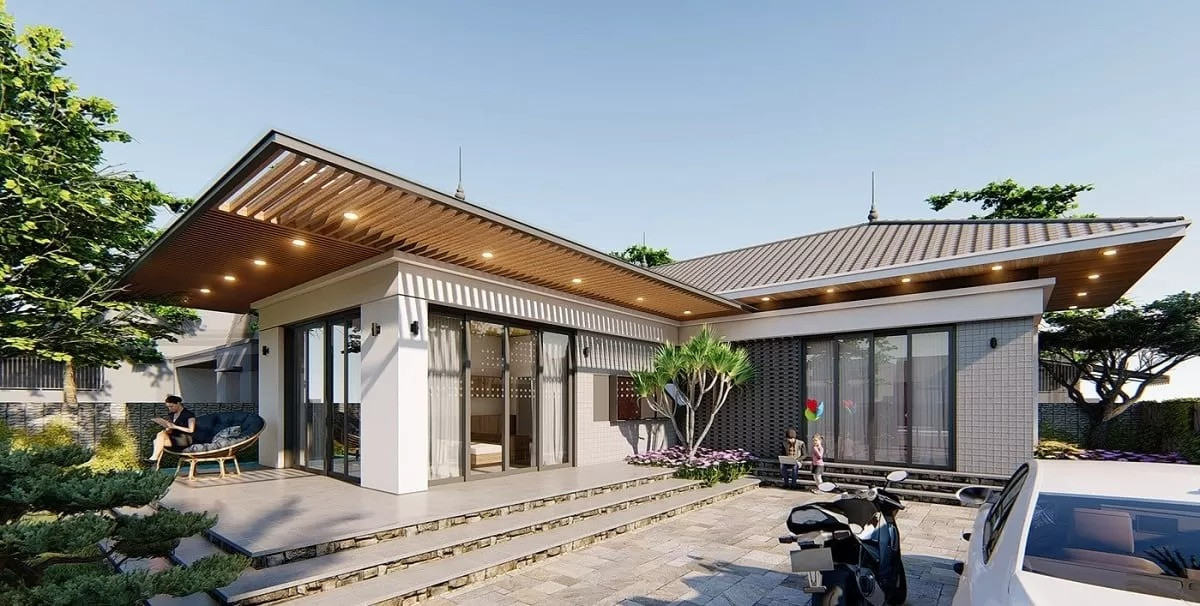 các phần chính của ngôi nhà