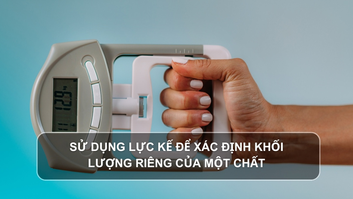 Công thức tính khối lượng riêng của một chất