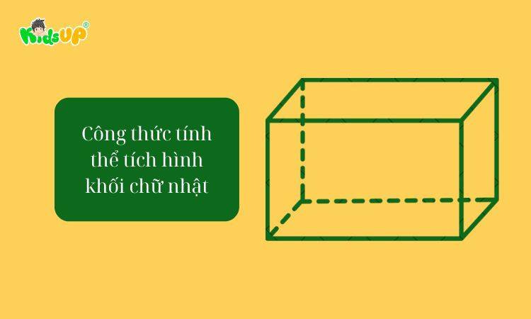 Công thức tính thể tích khối hộp chữ nhật và ví dụ minh họa