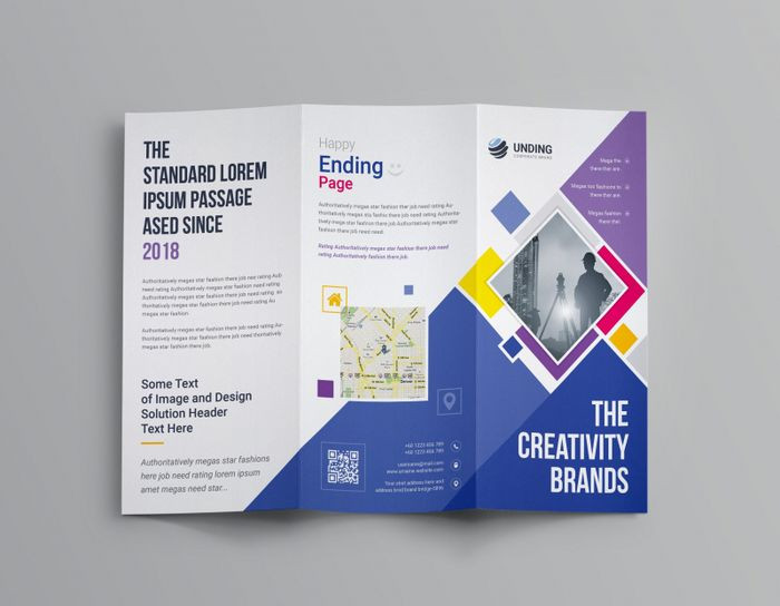 Mẫu brochure sáng tạo
