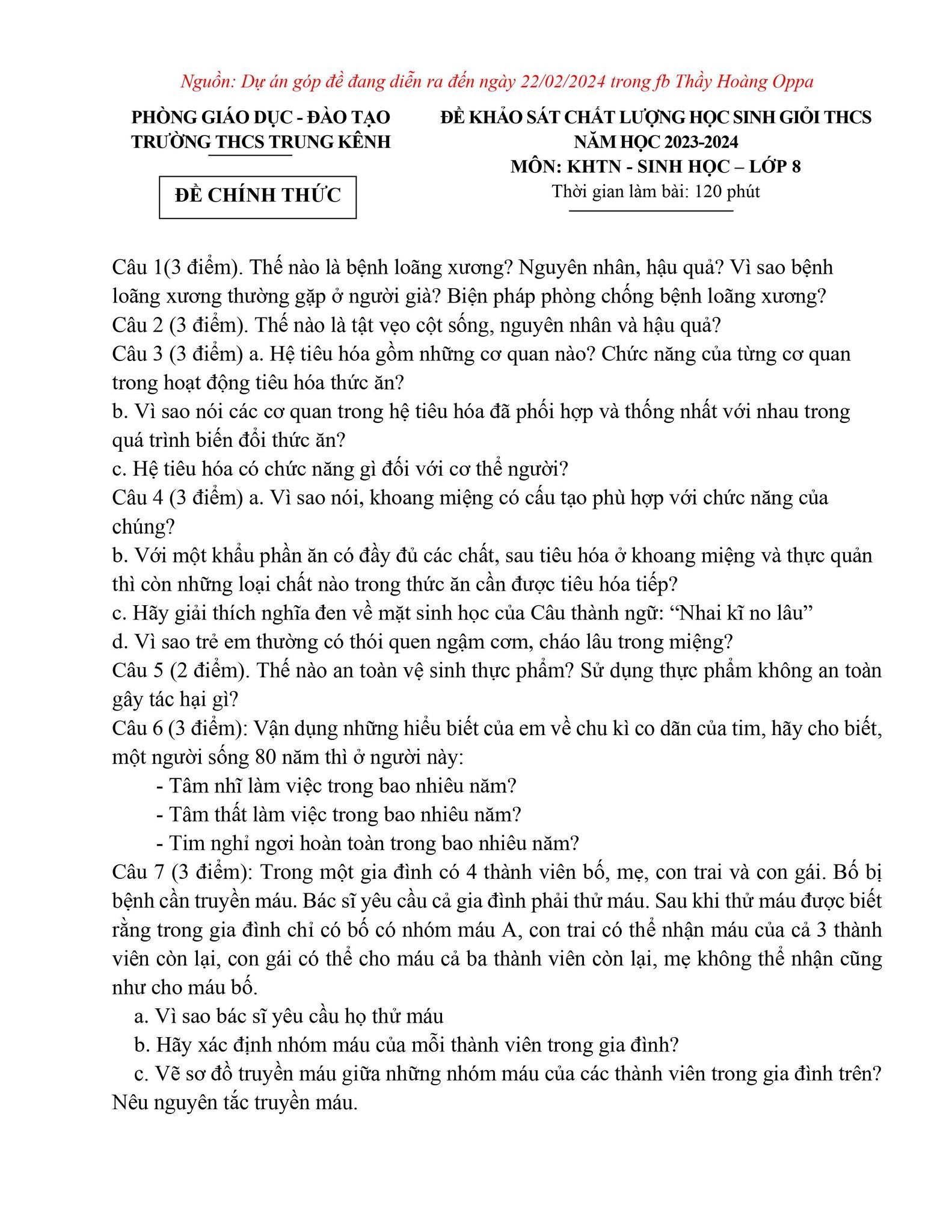 Sơ đồ tư duy hệ tiêu hóa giúp hệ thống kiến thức môn Sinh 8