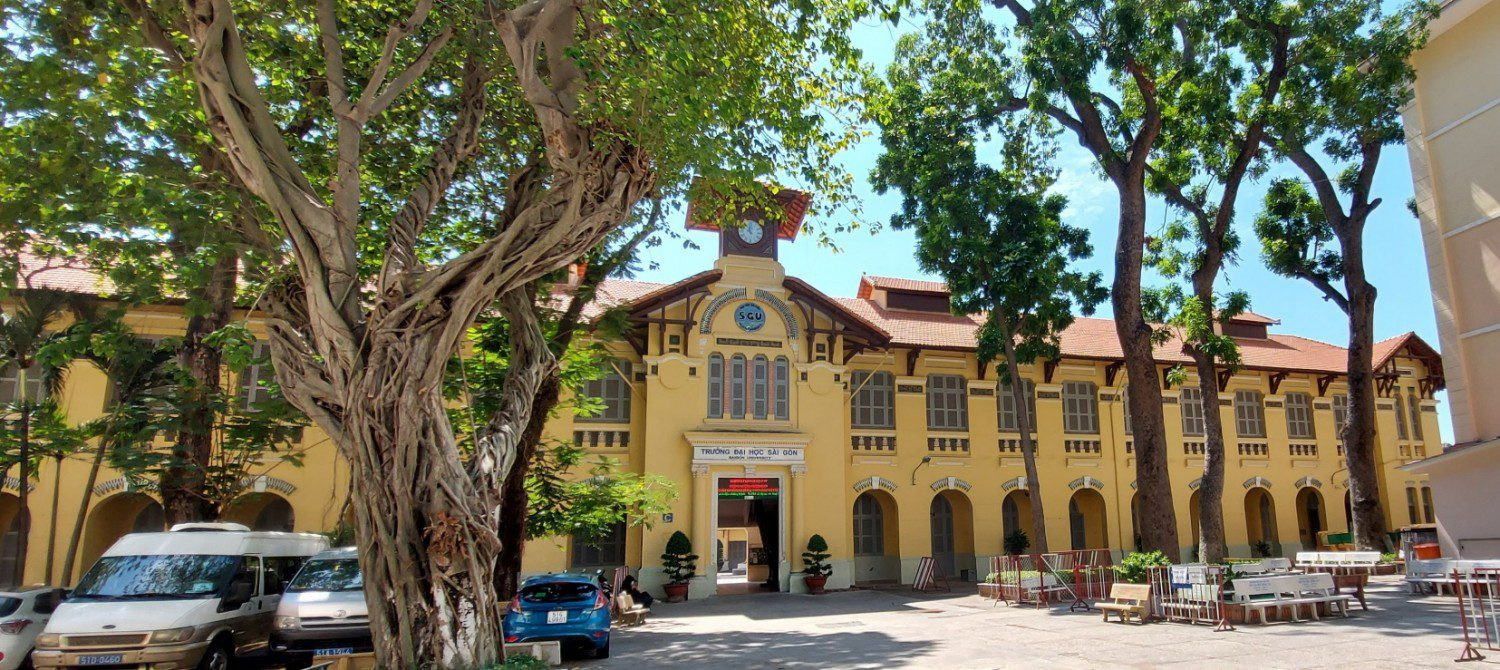 Hình ảnh khuôn viên Trường Đại học Sài Gòn