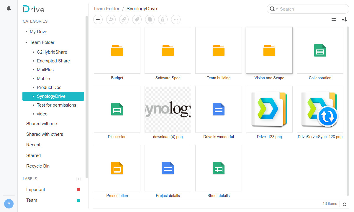 Synology Drive - Lưu trữ online miễn phí