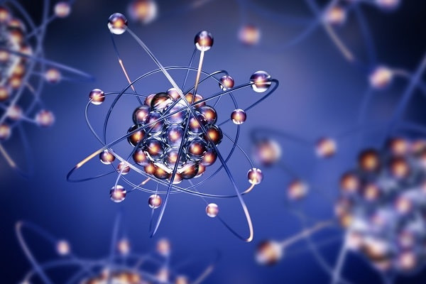 Hình ảnh mô tả cấu trúc hạt proton với các quark và gluon