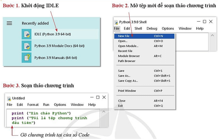 Cửa sổ Shell của Python