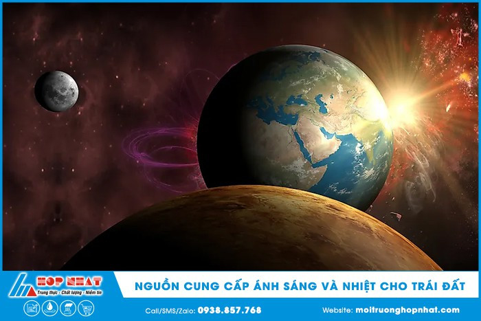 Bức xạ mặt trời cung cấp năng lượng cho trái đất