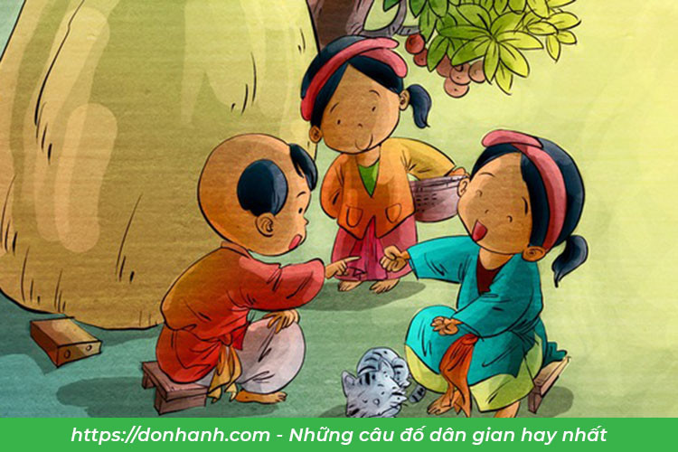 Ảnh minh họa câu đố dân gian