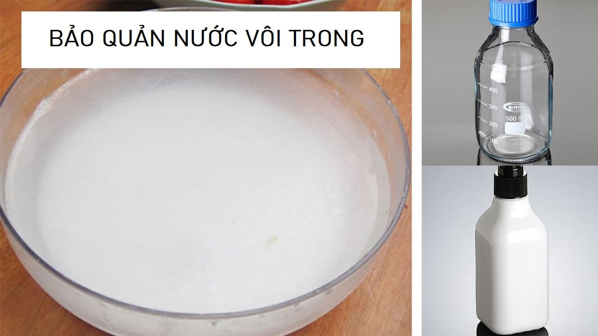 Cách pha nước vôi trong đơn giản tại nhà