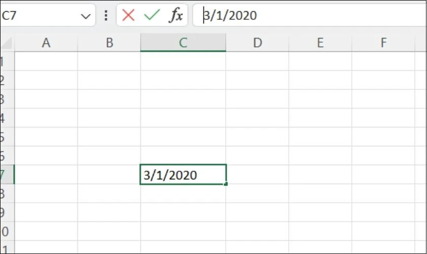 Khắc phục lỗi #### trong Excel do định dạng ngày có giá trị âm.
