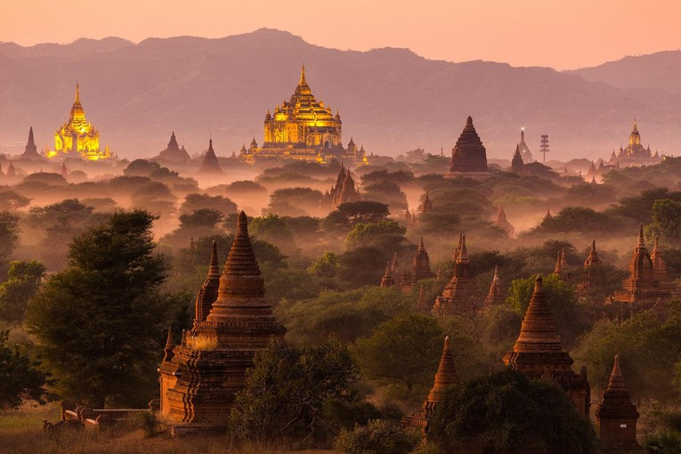 Bagan, Myanmar, quần thể đền chùa cổ kính