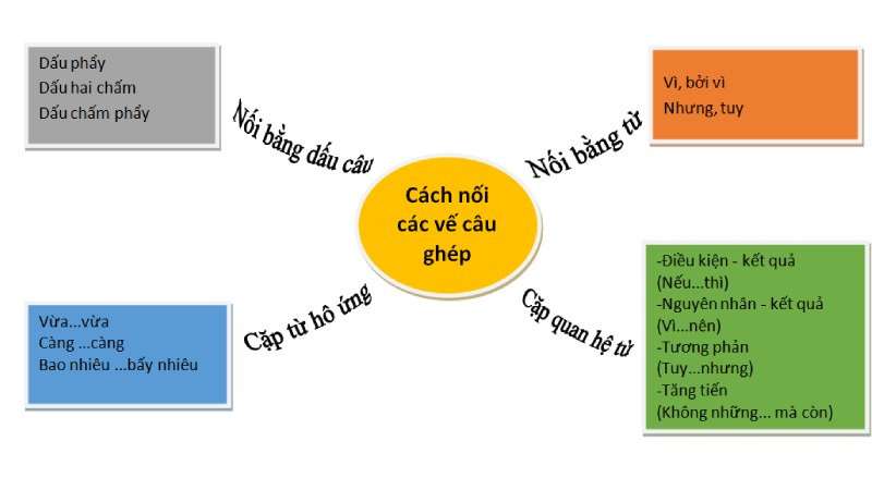Ví dụ về phép nối trong văn bản, minh họa cách các từ nối liên kết các ý tưởng