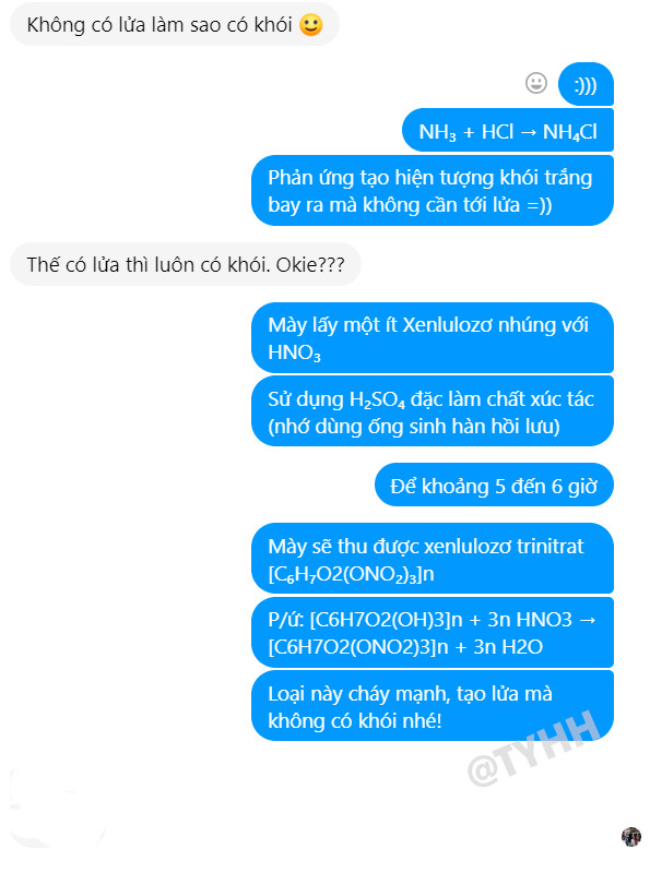 Dân chuyên Văn cũng phải cứng họng trước màn chứng minh đầy thuyết phục này. (Nguồn: Tôi yêu hóa học)
