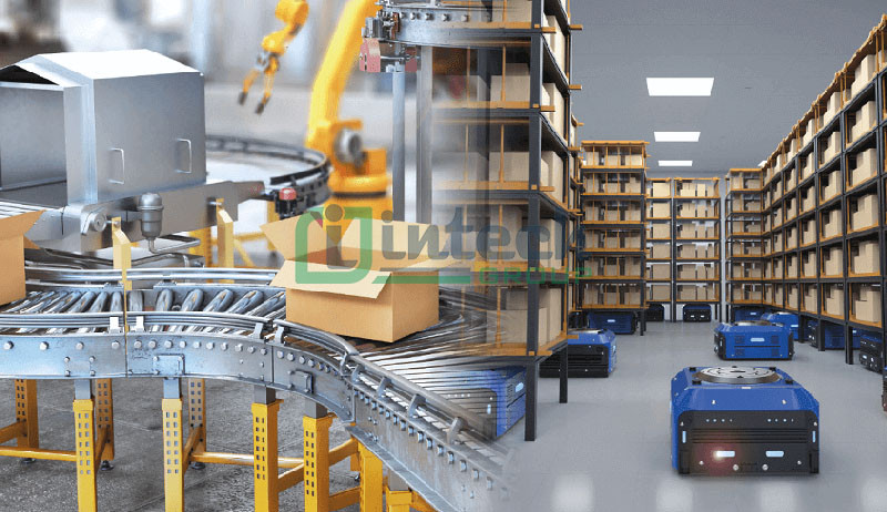 Robot công nghiệp lắp ráp linh kiện điện tử với độ chính xác cao