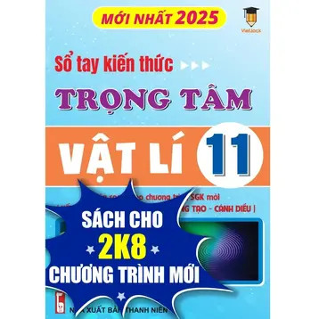 Sách - Sổ tay kiến thức trọng tâm Vật lí 11 VietJack - Sách 2025 theo chương trình mới cho 2k8
