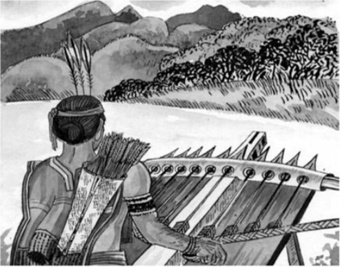 Hình ảnh minh họa về hoạt động sản xuất nông nghiệp của cư dân Văn Lang - Âu Lạc