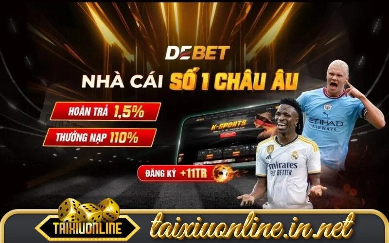 Giao diện tài xỉu Debet