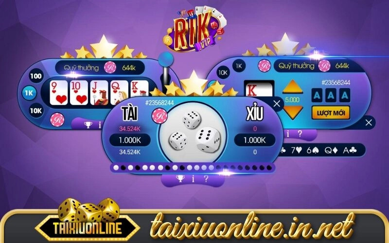 Giao diện tài xỉu Rikvip