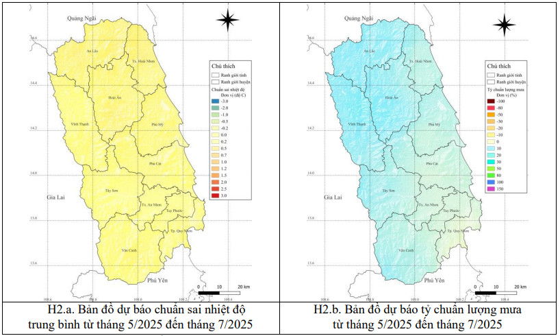 Dự tính thủy triều từ tháng 5 đến tháng 7/2025