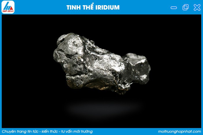 Tinh thể Iridi với khả năng chống ăn mòn vượt trội