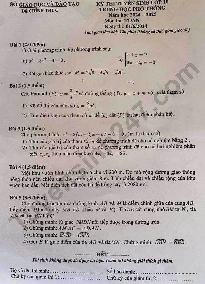 Bài toán thực tế