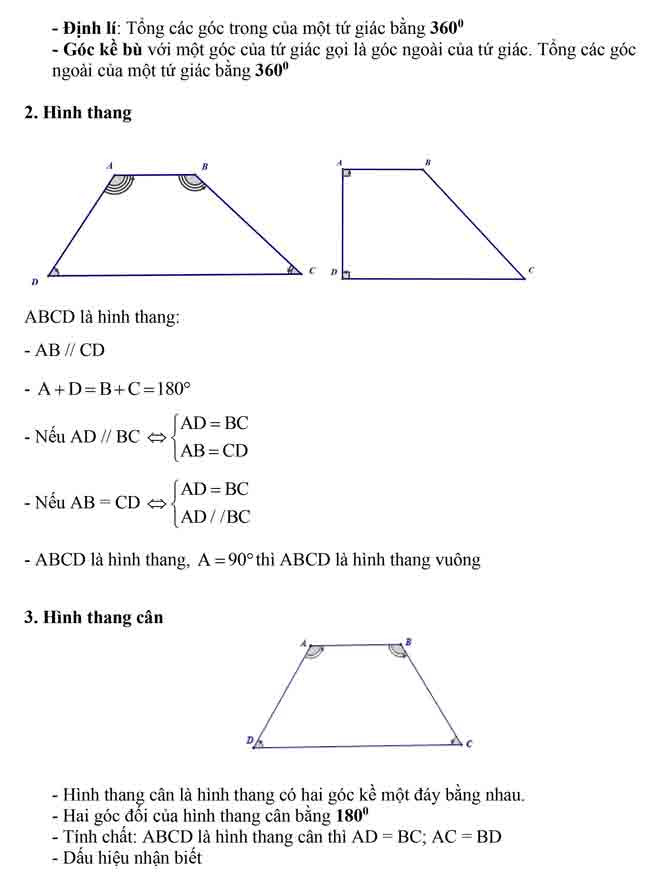 Hình học toán học lớp 8