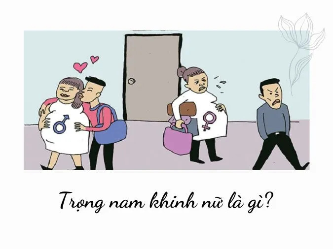 Hình ảnh thể hiện sự bất bình đẳng giới trong giáo dục