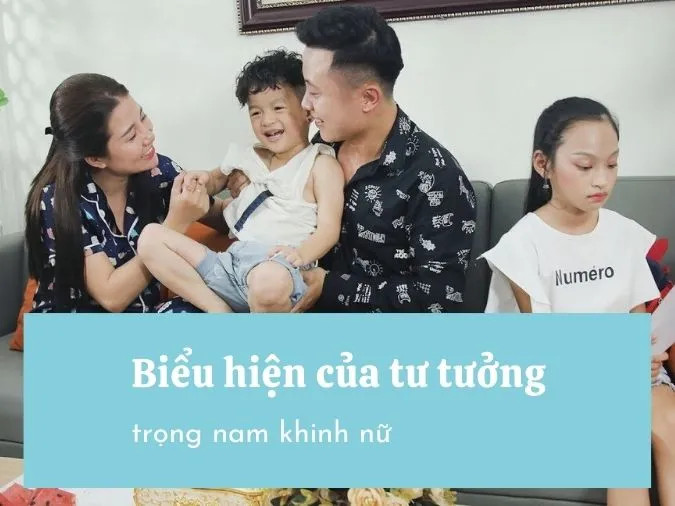 Hình ảnh thể hiện sự bất bình đẳng giới trong công việc