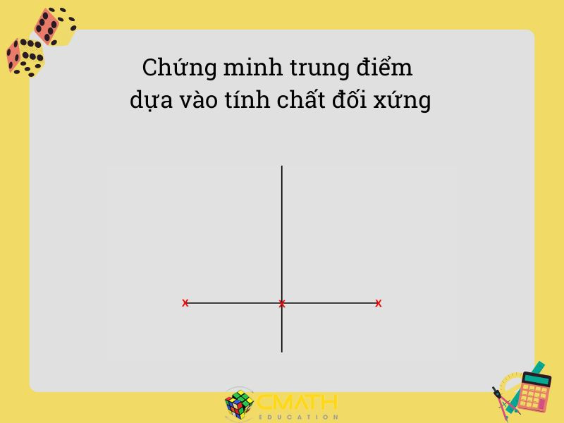 Sử dụng tính chất đối xứng để chứng minh trung điểm