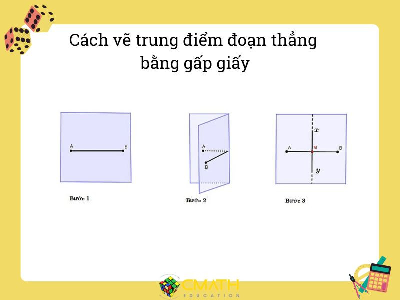 Gấp giấy là một cách thú vị để tìm trung điểm