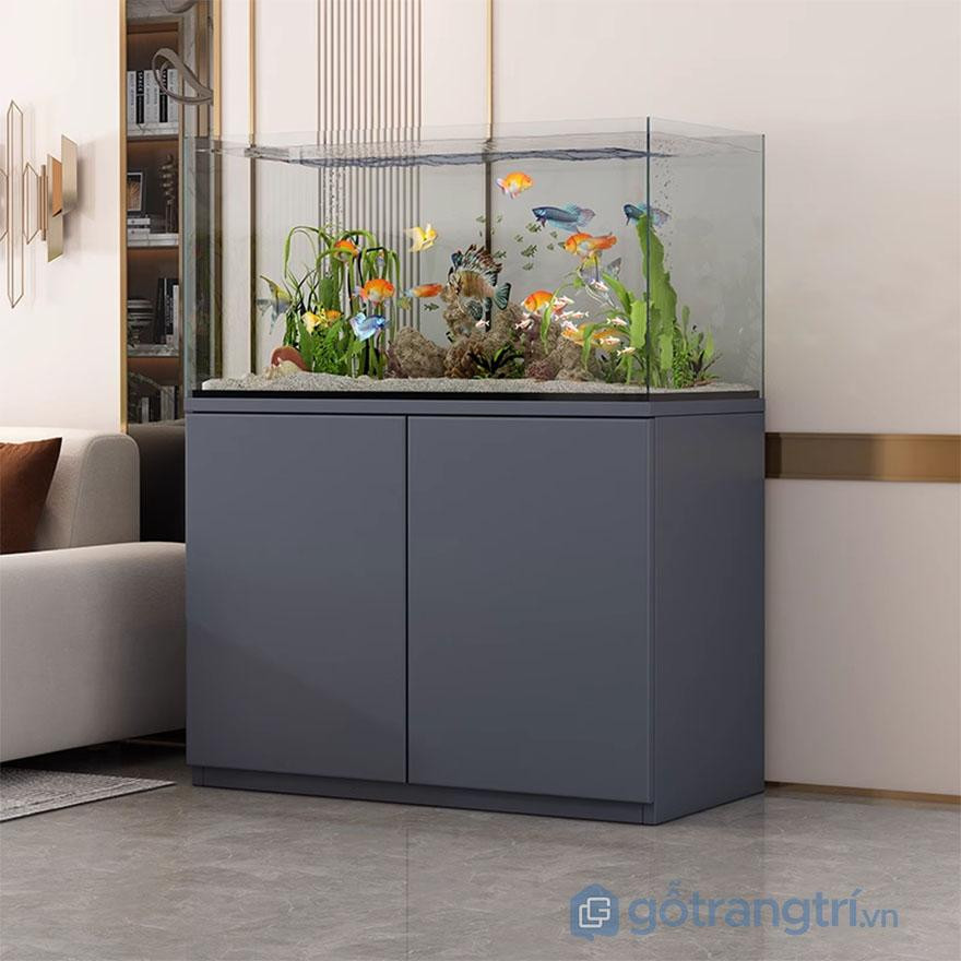 Tủ bể cá kính hiện đại mang đến vẻ đẹp tinh tế, sang trọng
