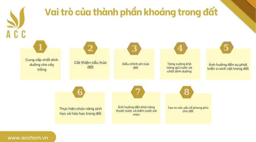 Vai trò của thành phần khoáng trong đất trong nông nghiệp