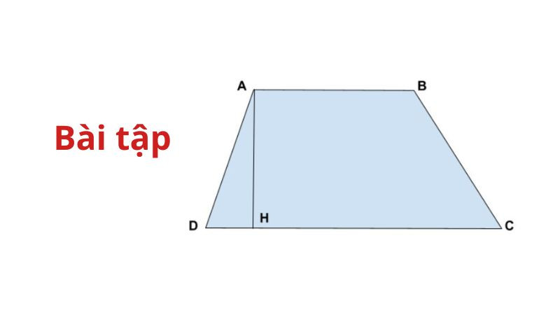 Bài tập ví dụ về hình thang