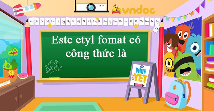 Etyl fomat công thức cấu tạo HCOOC2H5