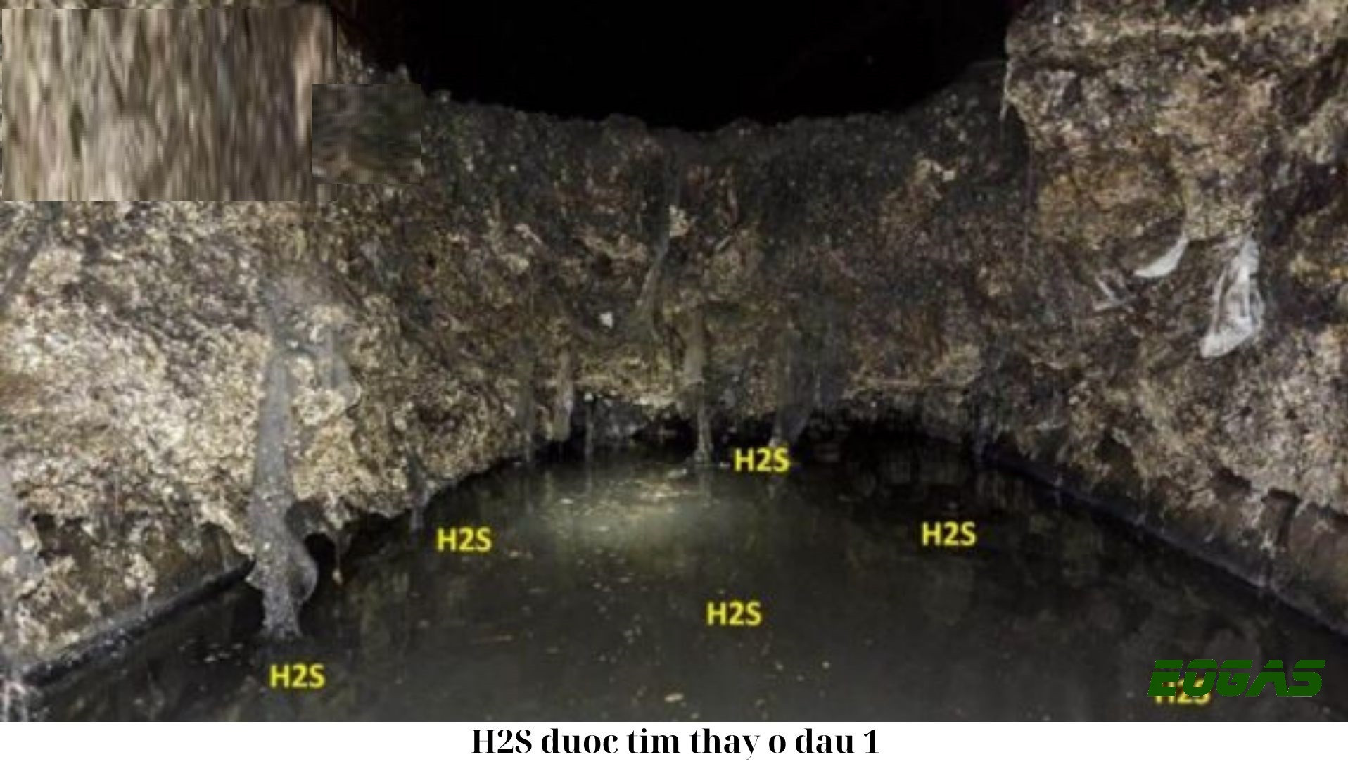 Phân tử Hydro Sunfua (H2S) với cấu trúc rõ ràng