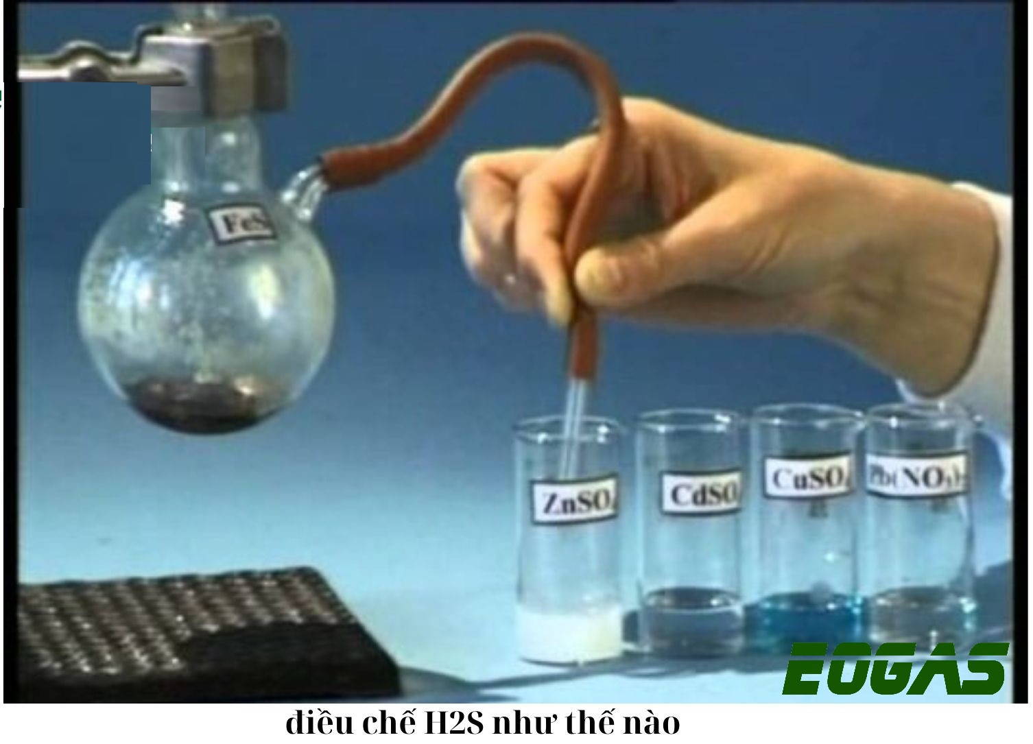 Sơ đồ điều chế H2S từ S