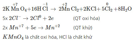 Giải bài tập phản ứng oxi hóa khử hóa 10