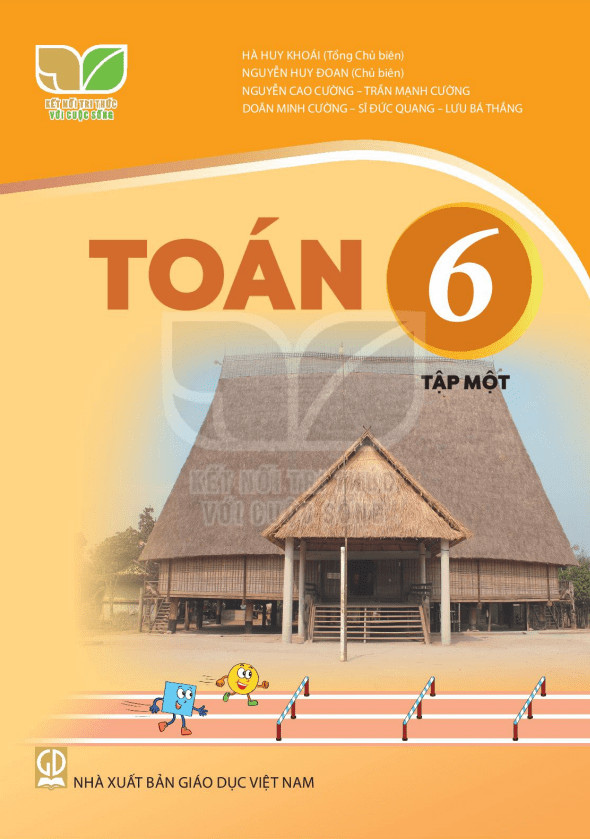Ảnh chụp sách giáo khoa Toán 6 tập 1 Kết Nối Tri Thức, thể hiện sự kết nối giữa kiến thức và cuộc sống thông qua hình ảnh minh họa sinh động.