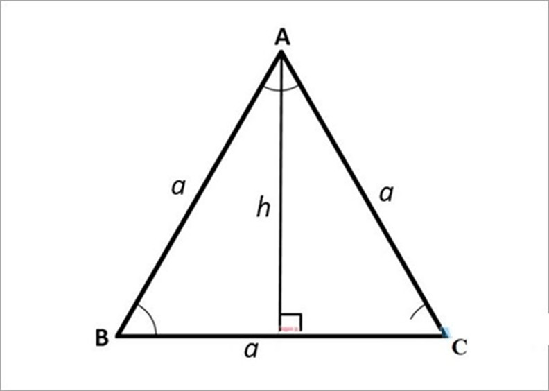 Công thức tính diện tích tam giác đều