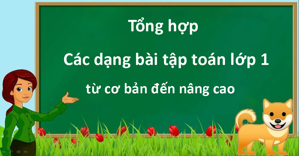 Bài tập toán lớp 1 giúp bé phát triển tư duy toàn diện