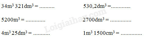 Hướng dẫn chuyển đổi đơn vị đo thể tích sang số thập phân, giúp học sinh lớp 5 dễ dàng viết các số đo dưới dạng m3