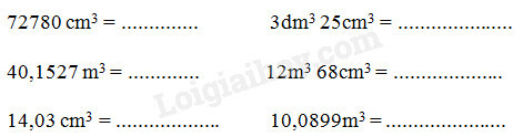 Cách viết số đo thể tích dưới dạng số thập phân với đơn vị dm3 cho học sinh lớp 5, giúp các em nắm vững kỹ năng chuyển đổi đơn vị